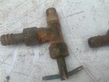 Vintage Stationary Engine Brass Taps fuel