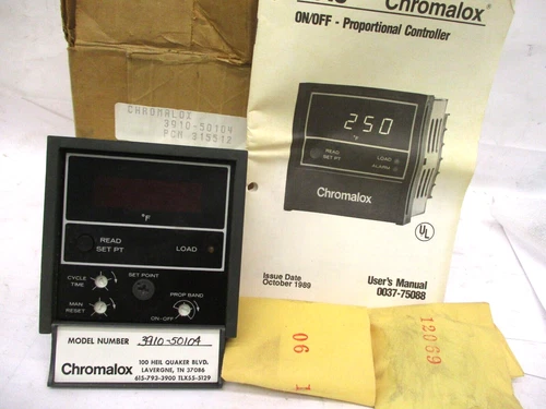 Chromalox On/Off Proportional Controller Model No. 3910-50104 A5194WVS
