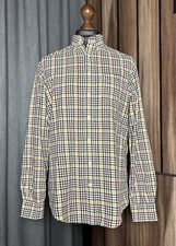 GANT Greenwich Twill Logo Shirt Long Sleeve Men's Size L