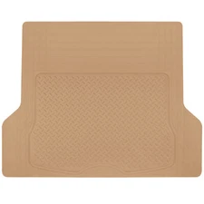 Cargo Trunk Floor Mat Liner for Car SUV Truck All Weather Semi Custom Fit Beige