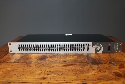 Phonic PEQ3300 31-Band 1/3 Oktave Single Rackmontage Graphic Equalizer Pro Audio