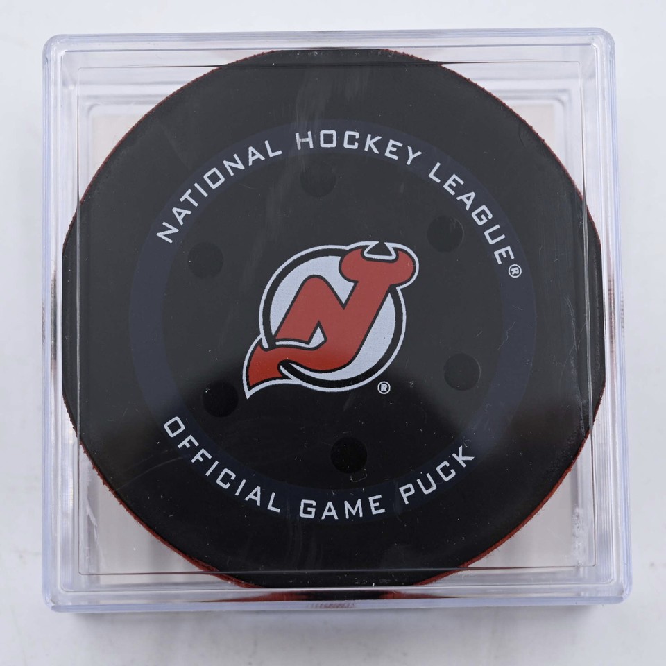 NHL Goal Scored Puck Yegor Sharangovich New Jersey Devils Mar 22 2022