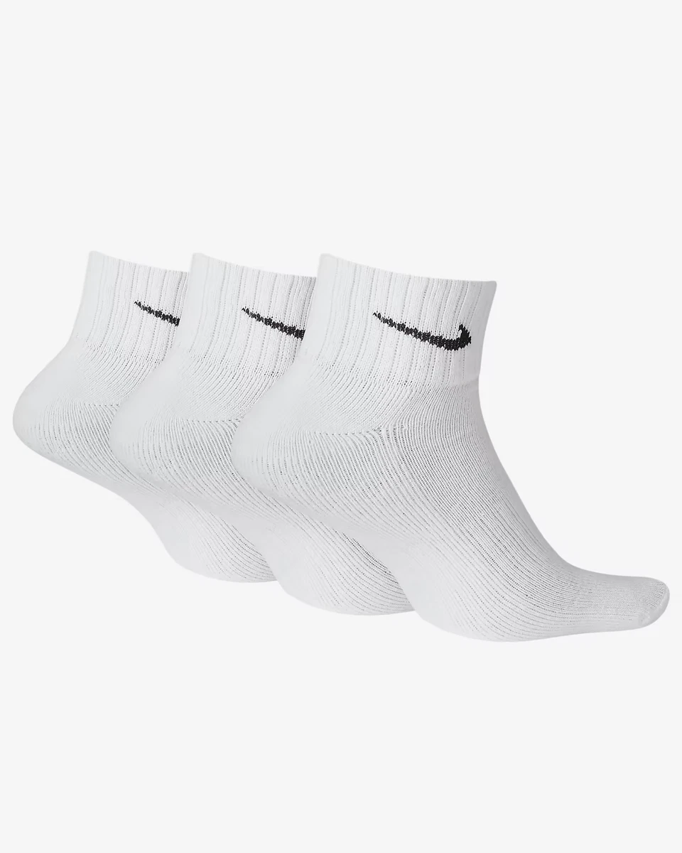 Nike Everyday Ankle 3er Pack Socken Baumwolle Sport Trainingssocken Gr. 46-50