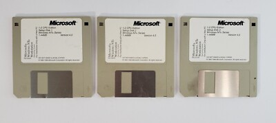 Vintage Microsoft Windows NT Workstation Version 4.0 3.5" Floppy ...