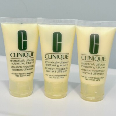 New 3X Clinique Dramatically Different Moisturizing Lotion+(3 fl oz/90 ml total)