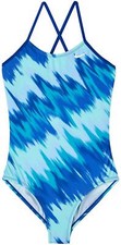 Nike 273659 Girl's Cross-Back One-Piece Game Royal SM 7-8 Big Kid 