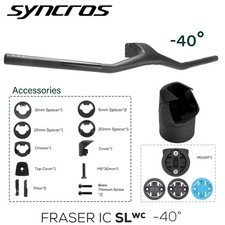 Full Carbon Fibre MTB Integrated Cockpit Handlebar -40 with Computer Stand
