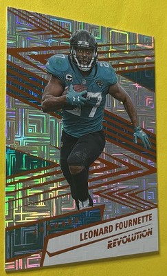 Leonard Fournette 2025 Panini Revolution NFL ORANGE LEVELS Card