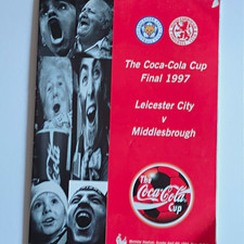 Coca-Cola Cup Final 1997 Programme Leicester City v Middlesbrough