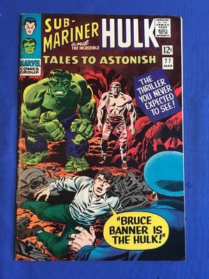 Tales to Astonish #77 FN+ (6.5) MARVEL ( Vol 1 1966) Hulk Sub-Mariner (C)