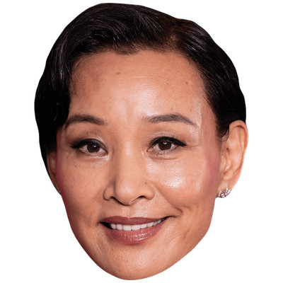 Joan Chen (Ohrring) Großer Kopf. Größer als das Leben Maske.