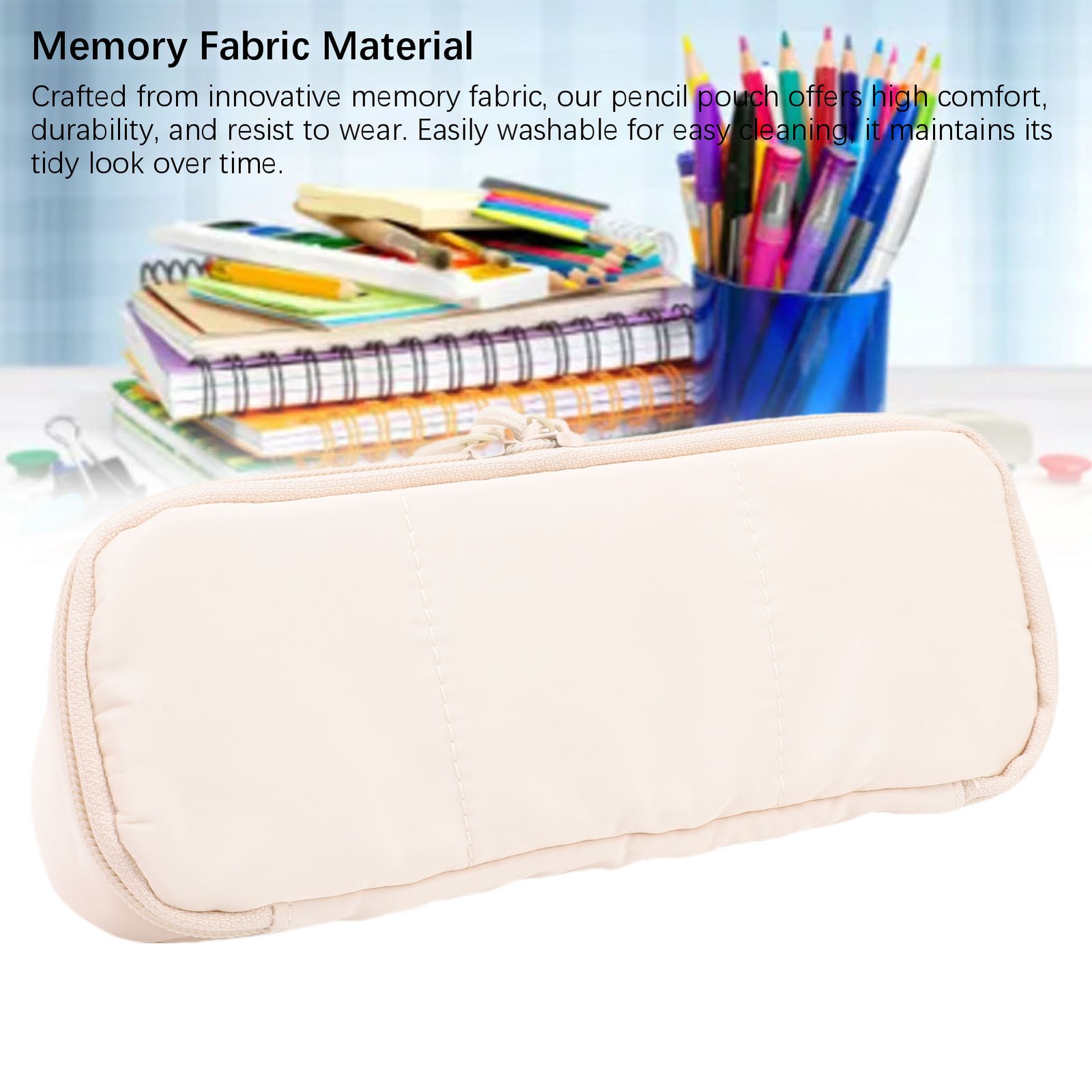 Stationery Pouch 3 Layers Pen Bag For School Office Individual Use.