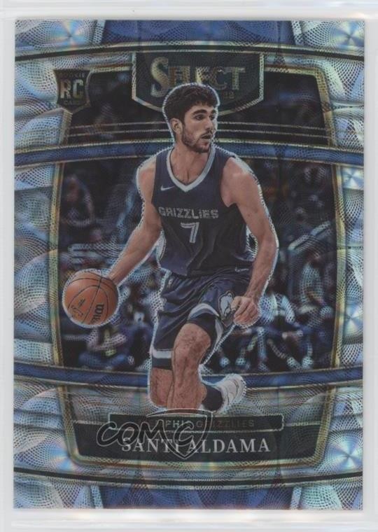 2021-22 Panini Select Concourse Scope Prizm Santi Aldama #64 4f5