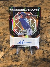 2021 Panini Elite Extra Edition #HGAB Addison Barger Hidden Gems Signature Black