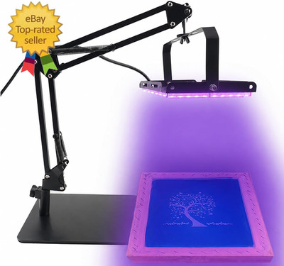 96 Leds UV Exposure Unit for Screen Printing, 395Nm UV Exposure Light for Photo