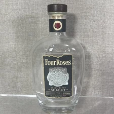 Four Roses Small Batch Select Bourbon (Empty 750ml Whiskey Bottle) with Top Cork