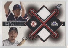 2001 SPx Winning Materials Jersey Combo Hideo Nomo Masato Yoshii #HN-MY qw7