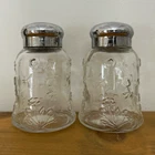Vintage Anchor Hocking Savannah Salt & Pepper Shakers Set
