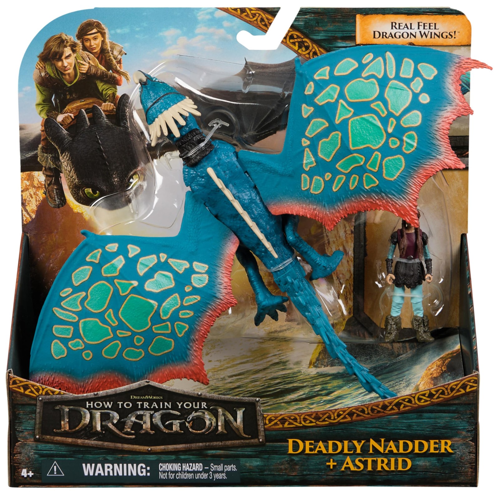 DreamWorks How to Train Your Dragon, Wikinger und Drachen Actionfiguren-Set, Stu