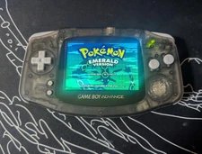 Nintendo Game Boy Advance GBA iPS V2 Backlight Backlit LCD Console Clear & Black