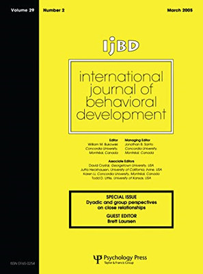 Dyadic And Group Perspectives On Close Relationships: S -  NEW Brett Laursen 200
