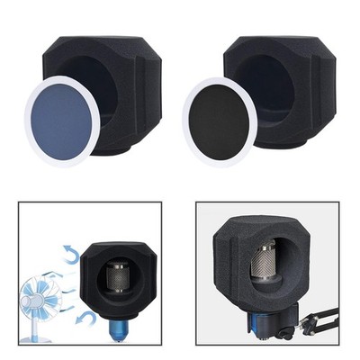 Mic Pop Filter Einfache Installation Akustikfilter für Innen Außen Lärm und