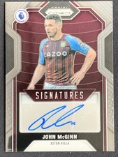 John Mcginn 2021-22 Panini Prizm Premier League Signatures Auto #S-JMG -F
