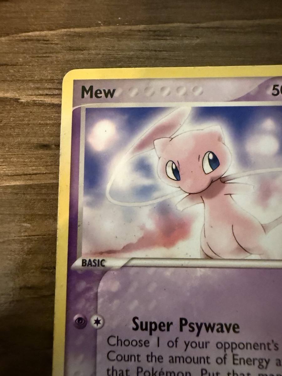 mute pokemon card Meowth (147/214) Mew 111/110 EX Holon Phantoms