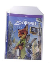 100 Big CPP Clear Plastic Sleeve with Flap 100 Micron Fits 14mm DVD Case