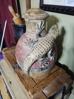 Not Much None About This But What Was Told To Me Terracotta Early20th C.Storage