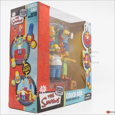 The Simpsons Couch Gag deluxe boxed set 2006 magnetic figures by