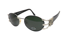 Men's Vintage 90s Sunglasses Made In Italy New Oval CUSTOM Gray