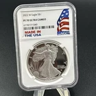 2022 W American Silver Eagle PF 70 Ultra Cameo