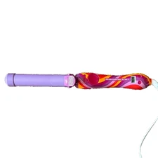 Beachwaver S1.25 Rotating Curling Iron 1.25” Pink Orange Works Great Fast Ship