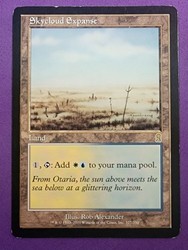 Skycloud Expanse #327/350 Odyssey MTG Rare Land