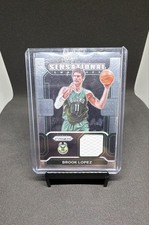 2021-22 Panini Prizm - Sensational Swatches Brook Lopez #SW-BLP (MEM)