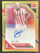 Bruno Ogbus 2025-26 Topps Chrome Bundesliga Gold Refractor Auto /50 #BA-BO