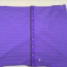 Lululemon Kids Ivivva Village Chill Scarf Size OS Purple Gray with Snaps