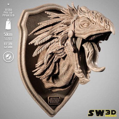 3D gedruckter 16K LÜFTER MADE SW3D - Boga Wand Maßstab 1/6 500mm