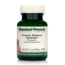 Standard Process Canine Dermal Support - Skin  Adrenal 30 Gram Pack of 1 