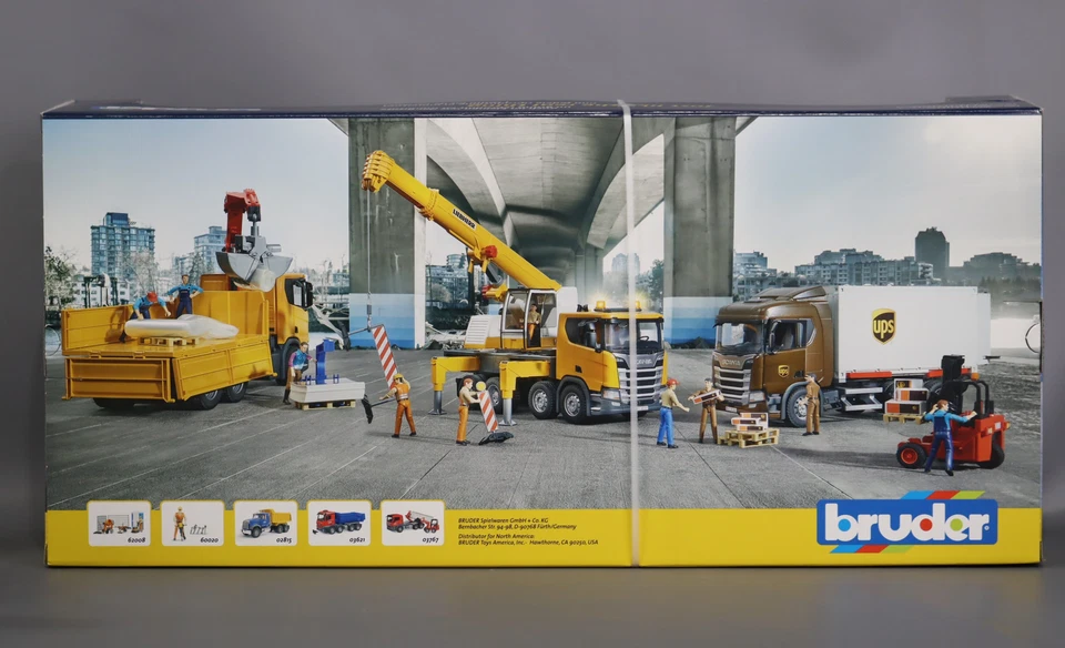 Camión grúa Bruder 1/16 Scania Super Liebherr - Edad 2-4 años, 5-7 años Foto 2 de 4