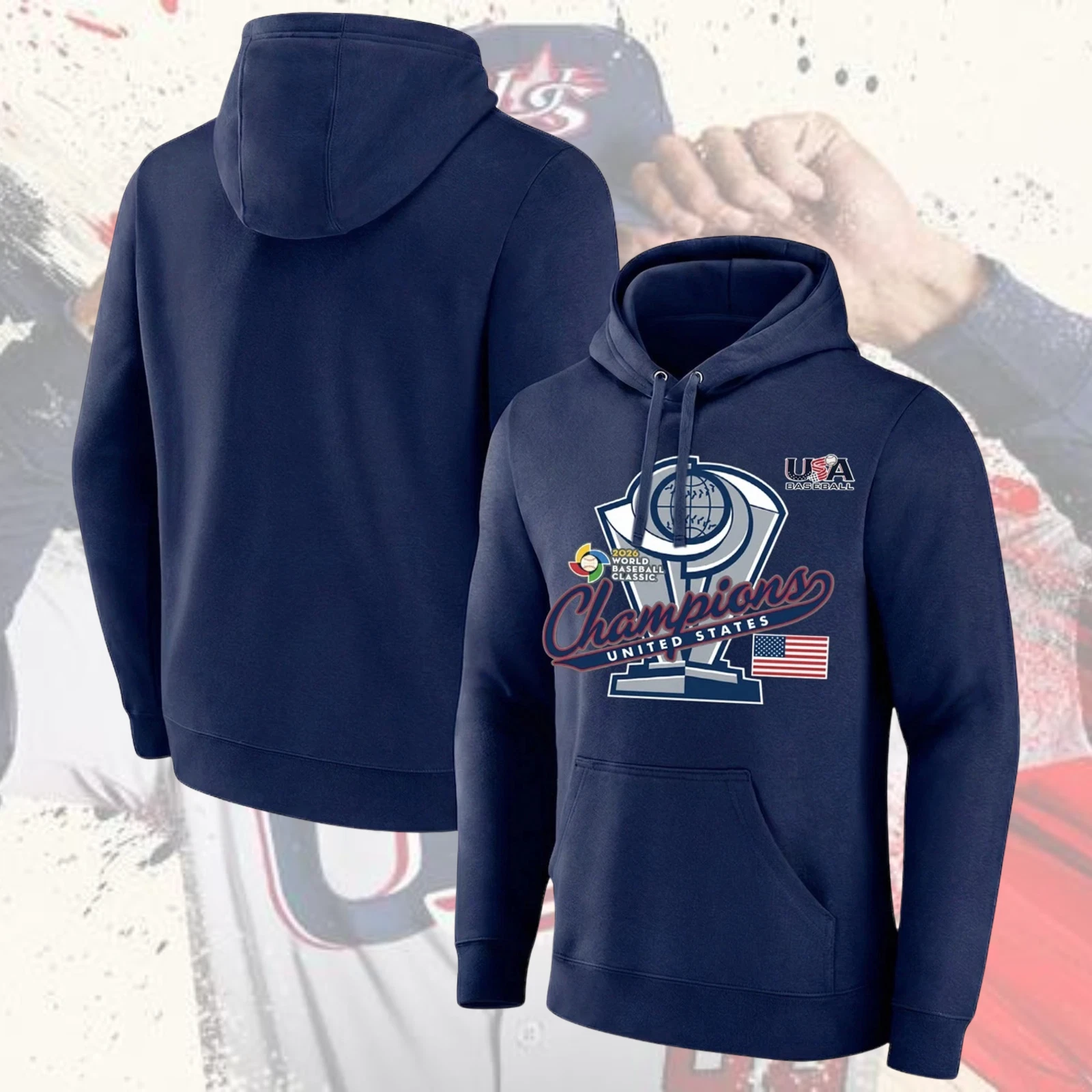 2026 World Baseball Classic USA Team Champions Hoodie