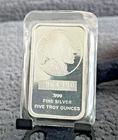 5 oz Silver Bar Indian Head Buffalo FIVE TROY OUNCES FINE  .999 "Sealed"