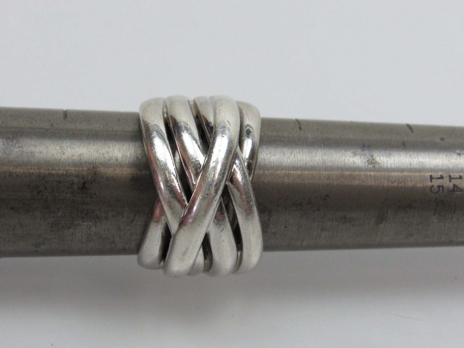 Ross-Simons Sterling Silver Ring Interlocking Wov… - image 6