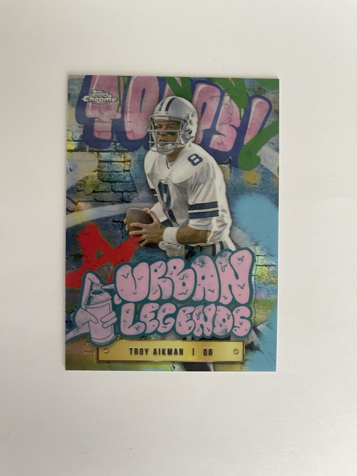 TROY AIKMAN 2024 Topps Chrome #UL-12 URBAN LEGENDS SSP Dallas Cowboys