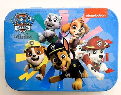1x Paw Patrol Kinderpflaster Metall-Box 24 Pflaster Aufbewahrungsbox