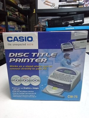 Casio CW-75 Label Thermal Printer for sale online | eBay