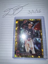 2025 Topps Series 1 - Andres Gimenez #270 Gold Diamante /50