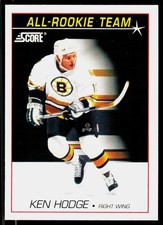 Ken Hodge, 1991-92 Score American, #353, Boston Bruins,
