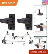 Archery Wall-Mounted Bow Rack and Arrow Holder - Bow Wall Mount Storage for R...
